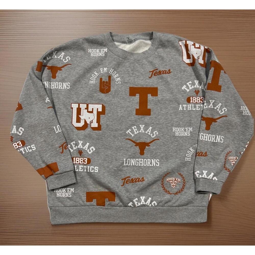Girls Youth Gameday Couture  Heather Gray Texas Longhorns Always On Repeat